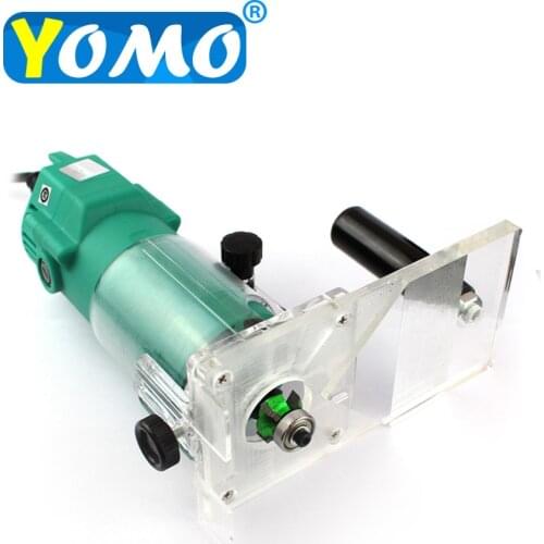 Woodworking Electric edge banding trimming machine with PVC edge trimmer knife set