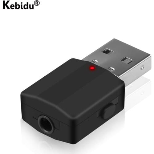 Kebidu 3.5mm AUX Wireless Bluetooth Receiver Transmitter Stereo 3.5 Jack Wireless Audio Adapter for TV PC Headphones Car Kit