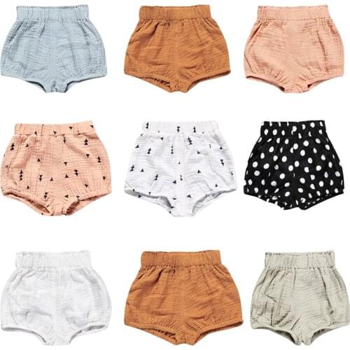 Kids Tales Summer Baby Shorts For Girls Childrens Clothing Pants For Boys Comfortable Cotton Linen Childrens Shorts 6 M-5 Yrs