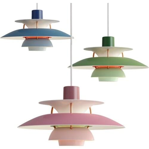 Colorful Umbrella Pendant Light Denmark Dining Room Hanging Lamp Kitchen Light Fixture Indoor Lighting Home Decor Loft Luminaire