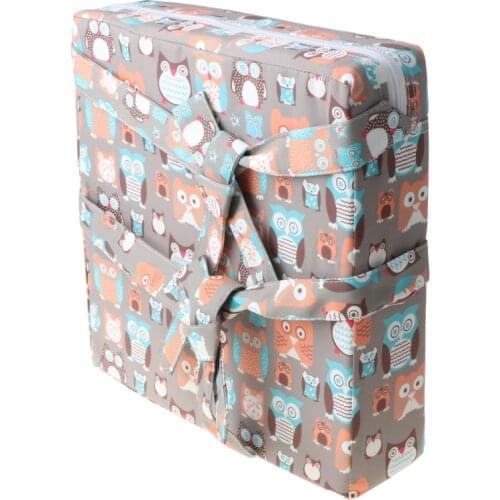 Square Booster Seat Dining Chair Washable Thick Increasing Cushion Kids Baby Toddler Highchair Pad