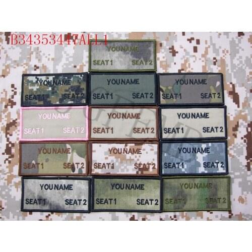 Custom name Tapes Text brand Morale tactics Military Embroidery patch