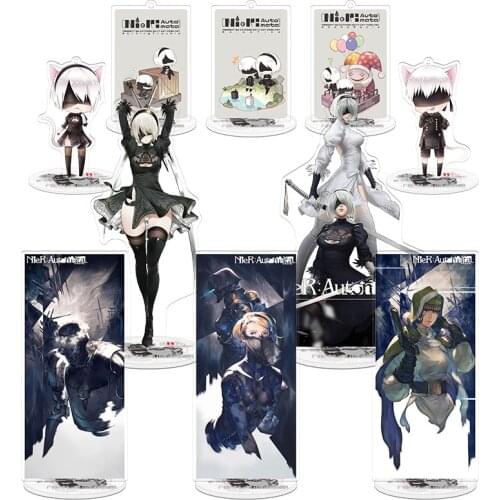 NieR: Automata 2B Acrylic Stand Model Keychain 9S YoRHa NieR Toys Action Figure Collection Gifts 9cm