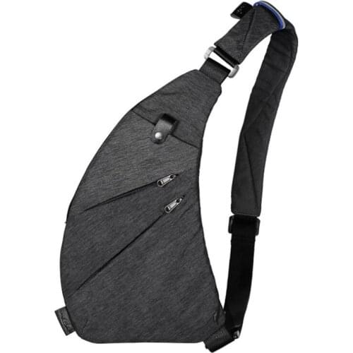 New mens fashionable waterproof and wear-resistant nylon Waist Packs leisure bag Chest bag Anti-theft bag W3-129