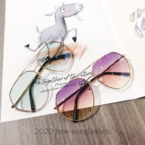 Retro Round punk Sunglasses Vintage Men Goggles Sunglass brand design pilot Sun glasses Classical Twin-Beams Glasses NX