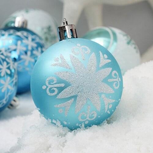 Creative Christmas Decor Ball Kit Glitter Baubles Pendant Xmas Tree Hanging Ornament for Wedding Party New Year Holiday Gift