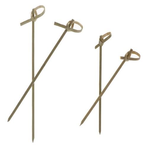 100pcs 9/12cm Disposable Original Bamboo Fork Twisted Party Buffet Fruit Desserts Food Cocktail Sandwich Fork Stick Pick Skewer