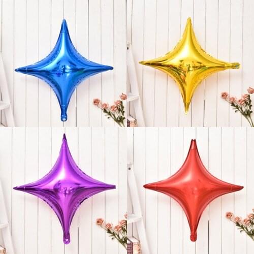 24 inch star balloon aluminum foil floating air ball birthday party decoration wedding balloon children shower balloon wholesale