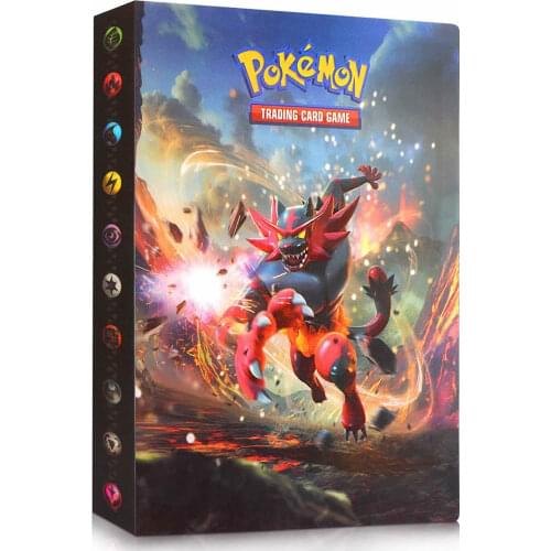 240Pcs Pokemon Album Cards Book TOMY Anime Game Card Collectors Binder Holder Folder Top Loaded List Toys kids Gift For Children
