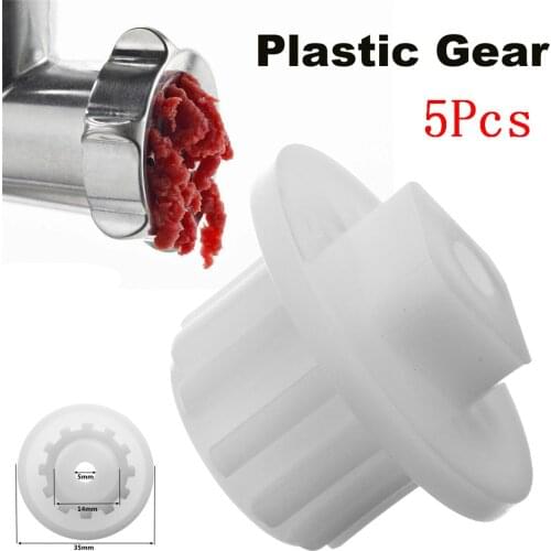 5pcs Meat Grinder Parts Plastic Gear fit Zelmer A861203, 86.1203, 9999990040,420306564070, 996500043314