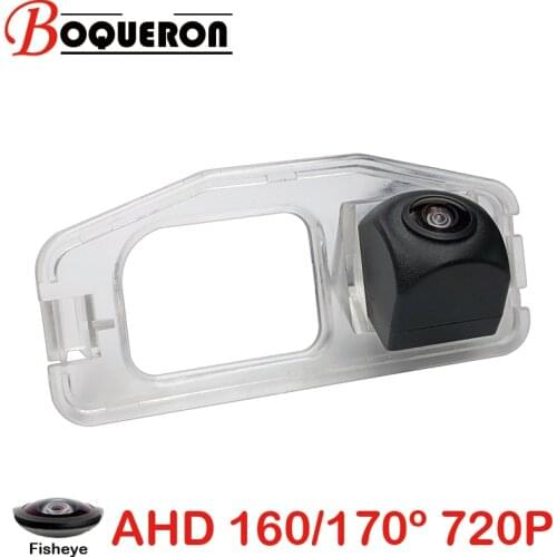 Fisheye 170 Degree 1280x720P HD AHD Car Vehicle Rear View Reverse Camera for Honda CR Z CR-Z JAZZ Fit Odyssey