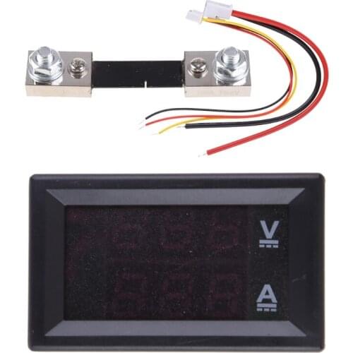 Digital Dual Ammeter Display And Modified Voltmeter, Led Digital Car Automotive Voltage Test 2 In 1 Design