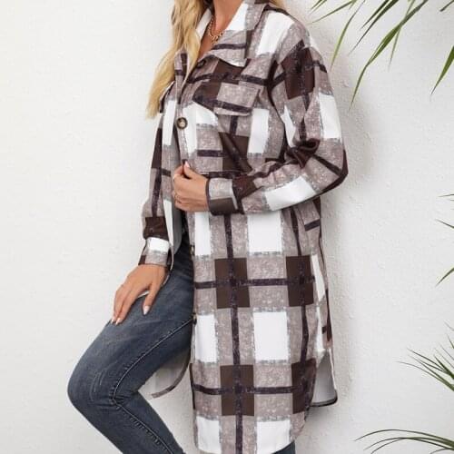 COZOK Women's Plaid Coats