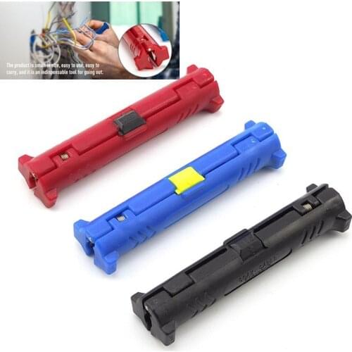 Multi-function wire stripper Pen decrustation pliers Rotary Coaxial Cable stripping knife cutting machine Cable Puller Tools