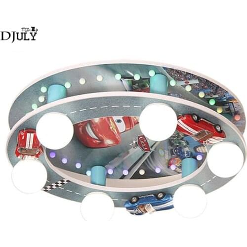 Cartoon Car mobilization ceiling lamp for kids bedroom study creative living room lights children led ceiling light fixtures e27