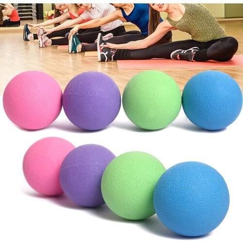 6.35cm Lacrosse Ball Mobility Myofascial Trigger Point Release Body Massage Yoga Fitness Balls