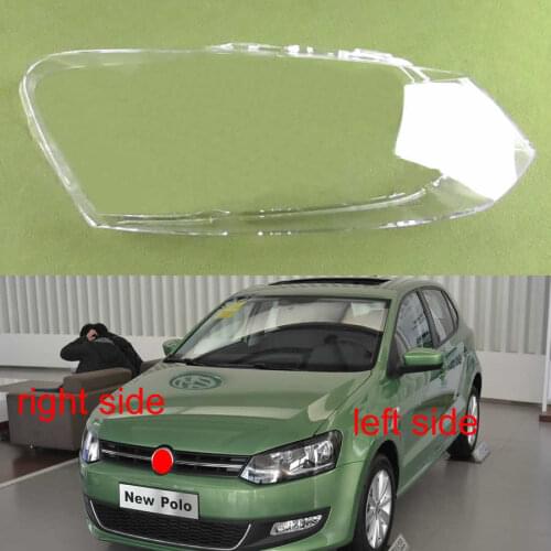 For Volkswagen VW Polo 2011- 2014 Front Headlight Shell Cover Transparent Lampshade Headlamp Mask Lens Lamp Case Lamp Shade