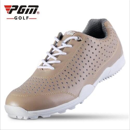 Factory wholesale new mens sports shoes hole golf shoes breathable slip rubber base