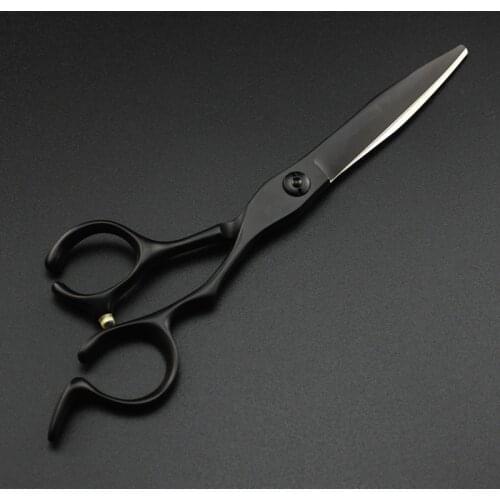 Professional Japan 6 '' black hair cutting scissors barber makas hair salon scissor set thinning shears hairdressing scissors