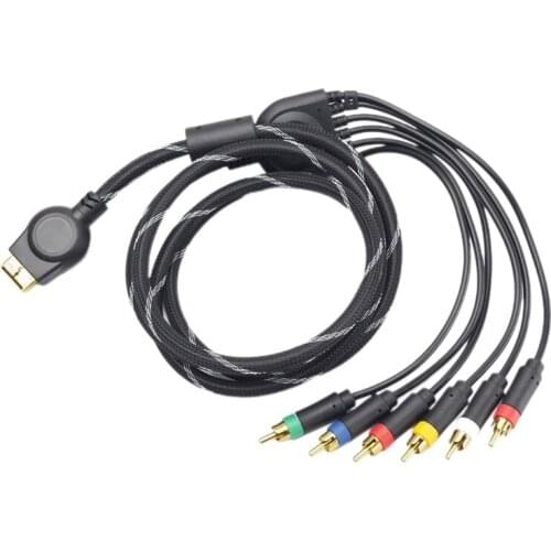 Professional Component AV Cable (6 Feet) High Resolution HDTV Component RCA Audio Video Cable Compatible with PS3, PS2