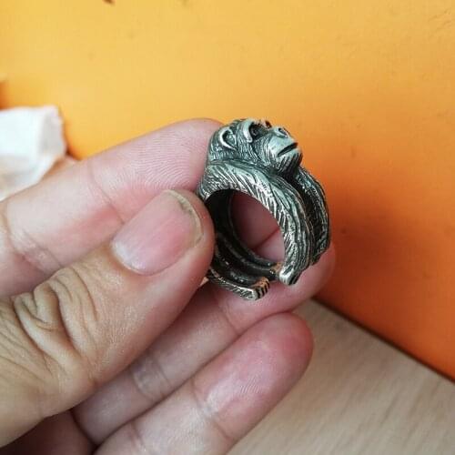 Adjustable Gorilla Ring High Quality Orangutan Jewelry free ship