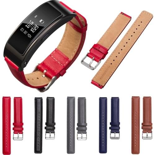 16 mm Women Genuine Leather Strap For HUAWEI TalkBand B6/B3 Replacement Band Belt Fashion Casual Adjustable Watch Band