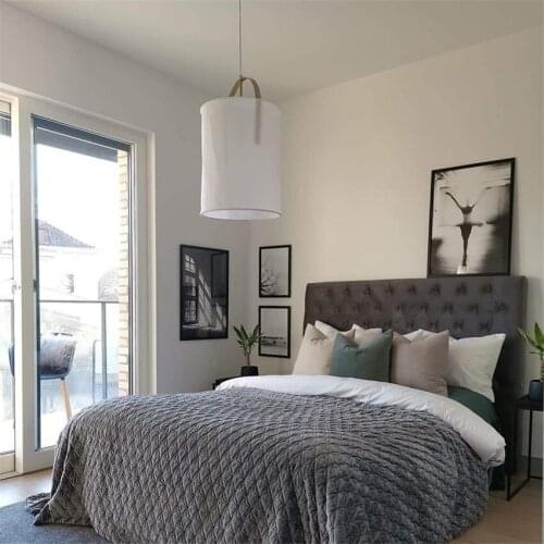 Modern Japanese Fabric Pendant Lights Nordic Bedroom Living Room Restaurant Teahouse Hander Deco Linen Pendant Lamps Lighting
