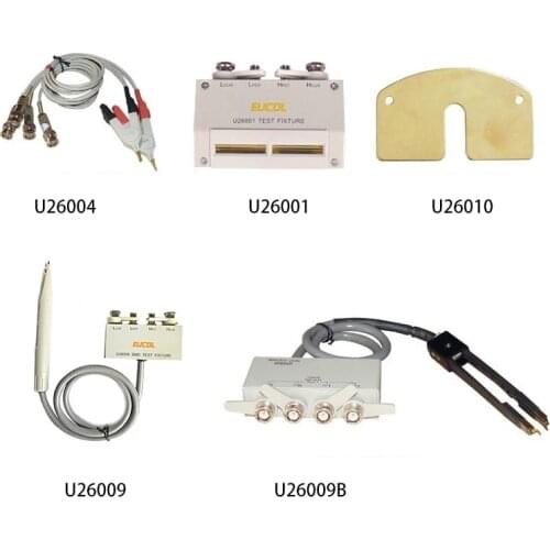 U26001/U26004/U26005/U26008/U26009B/U26011 LCR Meter Four-terminal test clip fixture Kelvin cable line SMD patch tweezers