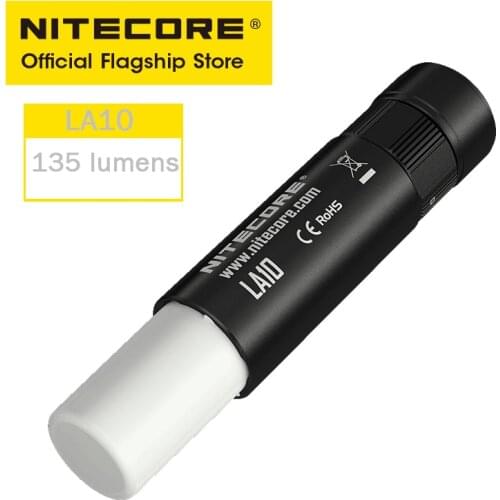 NITECORE LA10 Mini Camping Lantern Outdoor Flashlight Rechargeble Lamp Torch Light powered by AA Battery Portable Lighting