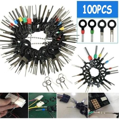 100/76/59/41/18/3PCS Terminal Ejector Kit Tools Wire Connector Extractor Automotive Terminal Wire Terminal Removal Repair Tool