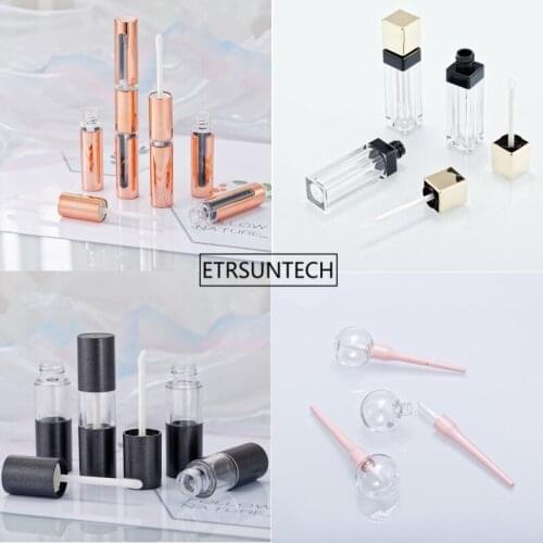 100pcs Empty Lip Gloss Tube Mini DIY Lip Balm Bottle Container Makeup Refillable Bottles Beauty Tool F2192
