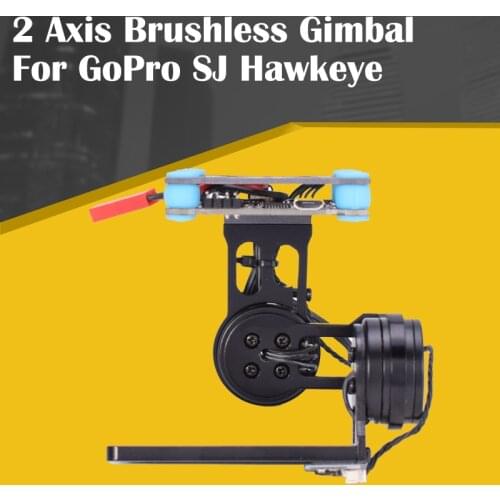 2 Axis Brushless Gimbal Mini Extra Lightweight Stabilizer For GoPro SJ Hawkeye Cheerson FPV Spare Parts