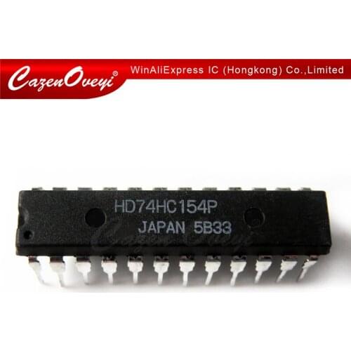 5pcs/lot 74HC154 74HC154N3 SN74HC154N CD74HC154EN MM74HC154N DIP-24 In Stock