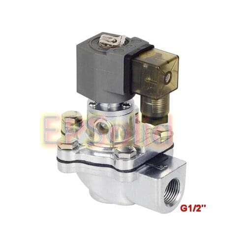 Free Shipping Solenoid Valve G1/2" 2 Way Right Angle Solenoid Pulse Valve Electric Magnetic Pulse Valve DMF-Z-15