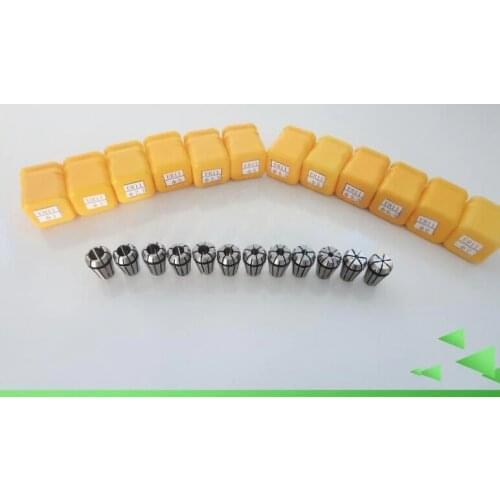 Free Shipping ER11 13 PCs clamp set 1 mm to 7 mm for milling CNC engraving machine tool motor axis