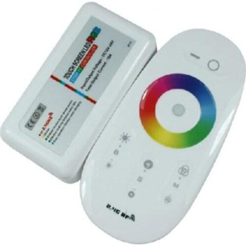 Wireless 2.4G RF Remote Touch Controller LED Strip Controller 12V/24V 3 Channels 18A RGB LED Strip Controller Dimmer Wifi App Co