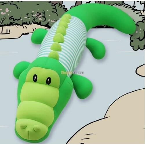 Fancytrader 35'' / 90cm Super Cute Big Stuffed Soft Plush Lovely Giant Crocodile Toy, Nice Gift For Kids, Free Shipping FT50729