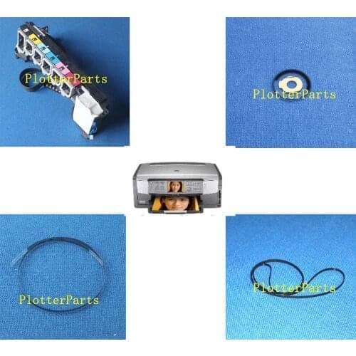 HP PhotoSmart 3310 Q5863A Formatter Board Carriage Trailing Cable Scanner Motor Encoder Strip