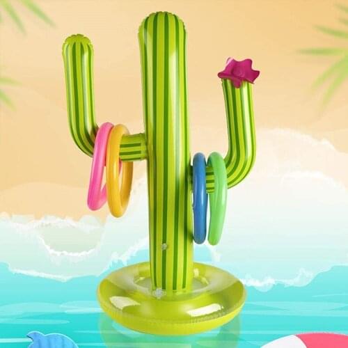 Simulation Cactuses with Ball Ring Throwing Game with Underwater Inflatable Toys for Children SAL99