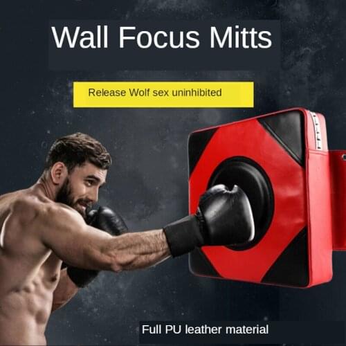 Faux Leather Wall Punching Pad Boxing Punch Target Training Sandbag Sports Dummy Bag Fighter Martial Arts Equipment Fitness Gear