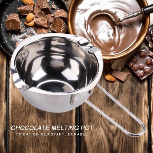 Candy Chocolate Melting Pots Cheese Heating Stainless Steel Easy Hanging Tool for Household Kitchen Helping Decor