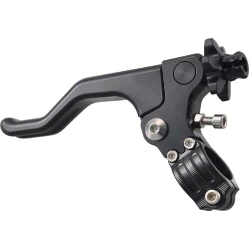 22mm Short Stunt Clutch Lever Left Performance Easy Pull Cable System For Honda CB500 Kawasaki NINJA Triumph Daytona