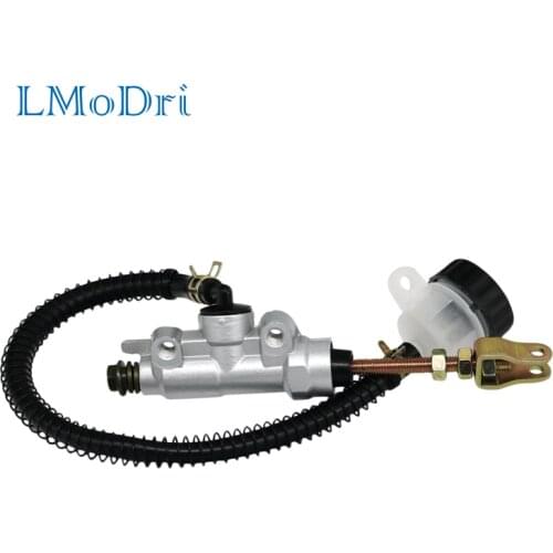 LMoDri Motorcycle Rear Brake Master Cylinder Pump Motorbike ATV Dirt Bike Hydraulic Brake Pump Refit For Kawasaki Ninja