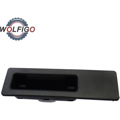 WOLFIGO Tailgate Trunk Door Opening Handle Boot Lid Tailgate Switch For BMW F10 F11 F48 F25 F26 F15 F16 51247368752 51247463161