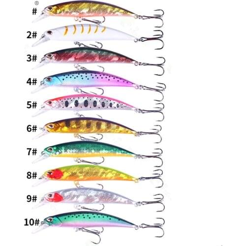 Portable Fishing Lures Waterproof Reusable Fish Lure Durable Fishing Accessories for Outdoor Lake Sea MC889