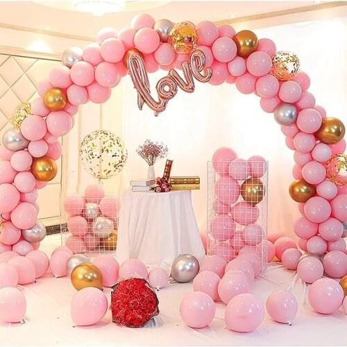 Balloon Arch Kit Wide Adjustable Balloon Stand Set with Water Fillable Base 50Pcs Balloon Clips