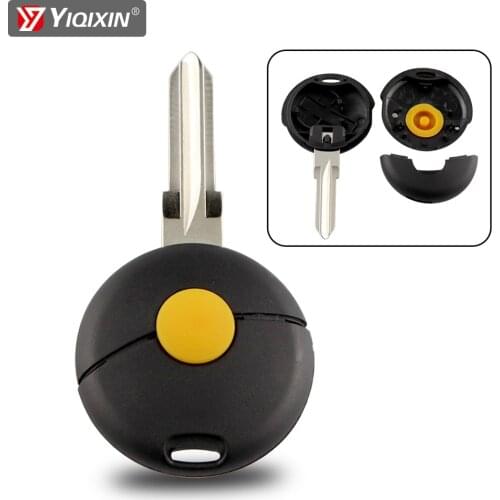 YIQIXIN 1 Button For Benz Mercedes Smart Fortwo 450 Cabrio City Cross Forfour W124 W202 W210 Remote Car Key Shell Cover Case Fob