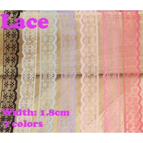 16 colors 1.8cm width lace sewing ribbon guipure lace trim or fabric warp knitting DIY Garment Accessories free shipping#1157