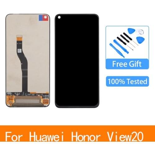 Original LCD For Huawei Honor View 20 LCD Display Screen Touch Digitizer Assembly For Honor V20 LCD Display with frame +tools