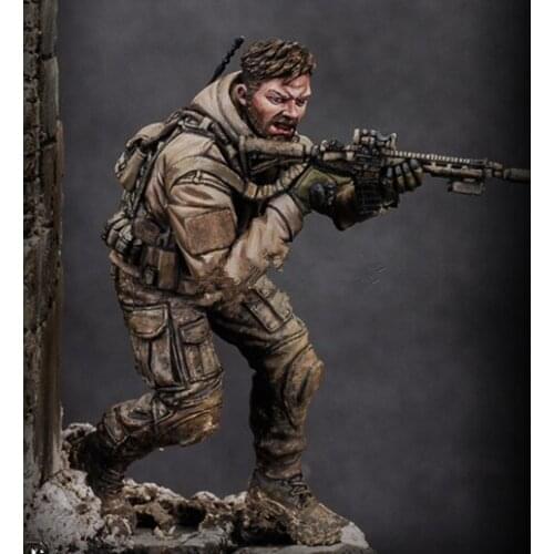 1:24 Resin Figure Model Kit Unassambled Unpainted 16145 (WITH BASE)
